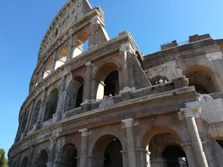 Coliseo de Roma, Italia. Paseo arquitectónico