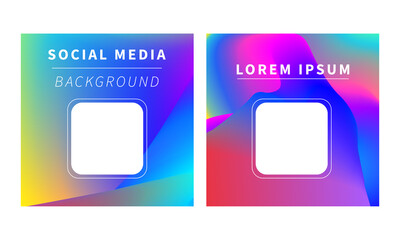 simple and minimalis background template vector for social media
