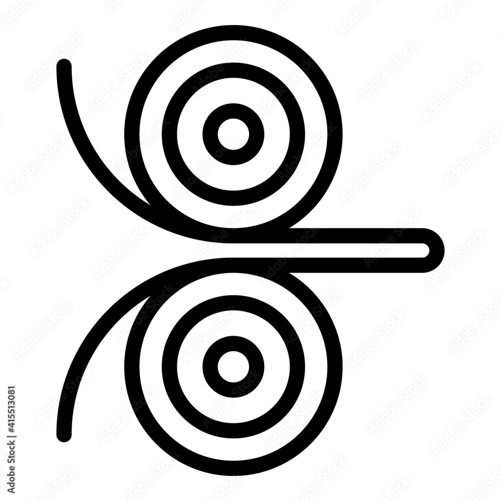 Poster pulp and paper process icon. outline pulp and paper process vector icon for web design isolated on w