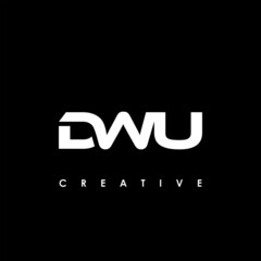 DWU Letter Initial Logo Design Template Vector Illustration