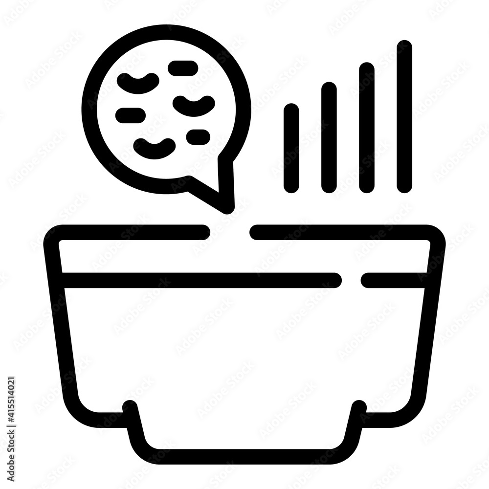 Aufkleber fermentation bacteria icon. outline fermentation bacteria vector icon for web design isolated on whi