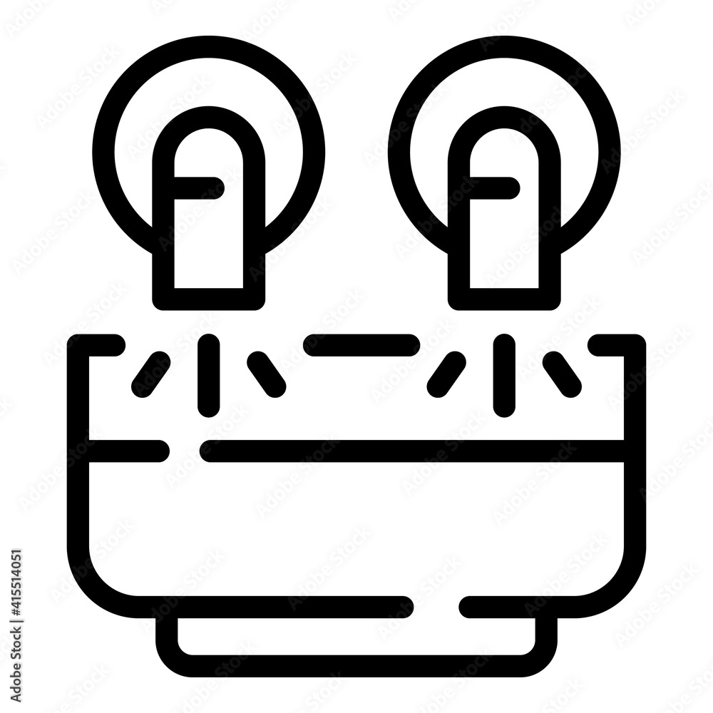 Poster dairy fermentation machine icon. outline dairy fermentation machine vector icon for web design isola