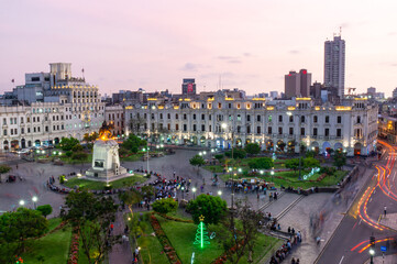 Plaza San Martin, Centro Histórico de Lima - Perú