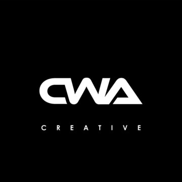 CWA Letter Initial Logo Design Template Vector Illustration