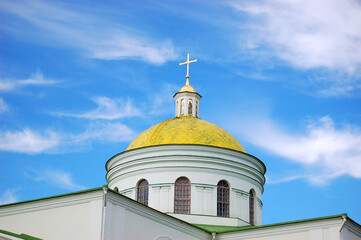 yellow dome of the Church