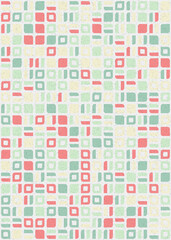 Abstract Geometric Pattern generative computational art illustration