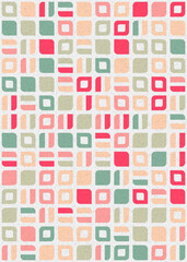 Abstract Geometric Pattern generative computational art illustration