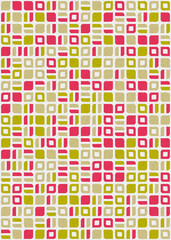 Abstract Geometric Pattern generative computational art illustration