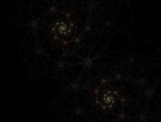 Imaginatory fractal background Image