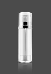 blank packaging cosmetic double serum bottle for productdesign mock-up