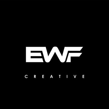 EWF Letter Initial Logo Design Template Vector Illustration