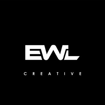 EWL Letter Initial Logo Design Template Vector Illustration