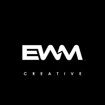 EWM Letter Initial Logo Design Template Vector Illustration