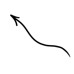 black arrow icon on white background. flat style. arrow icon for your web site design, logo, app,