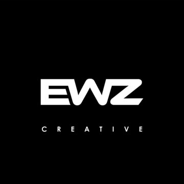 EWZ Letter Initial Logo Design Template Vector Illustration
