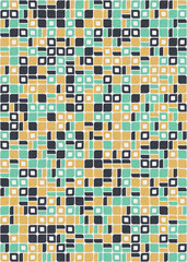 Abstract Geometric Pattern generative computational art illustration