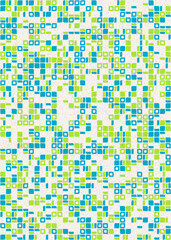 Abstract Geometric Pattern generative computational art illustration