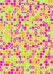 Abstract Geometric Pattern generative computational art illustration