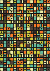 Abstract Geometric Pattern generative computational art illustration