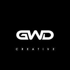 GWD Letter Initial Logo Design Template Vector Illustration