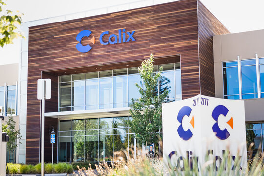 Sep 18, 2020 San Jose / CA / USA - Calix headquarters in Silicon Valley; Calix Inc provides cloud, software platforms, systems and services to communications service providers