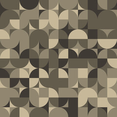 Fototapeta na wymiar Bauhaus color seamless. Retro style. Vector geometric seamless pattern for your design.