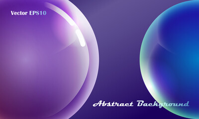 Image of the cosmos. Planet earth and the other. Abstract futuristic background. Vector EPS10