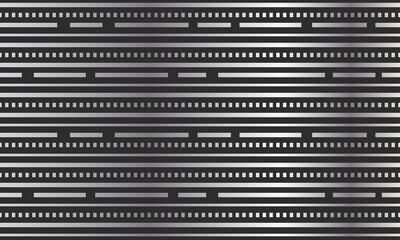 Stripes seamless pattern. Abstract horizontal background. Silver vector illustration