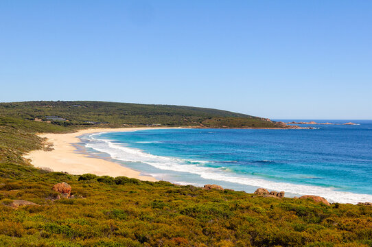 Smiths Beach as seen from the Torpedo Rocks Lookout - Yallingup, WA, Australia