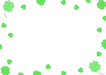 クローバーのフレームカード