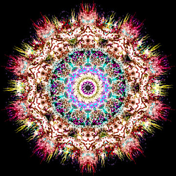 Mandala coloful pattern abstract illustration