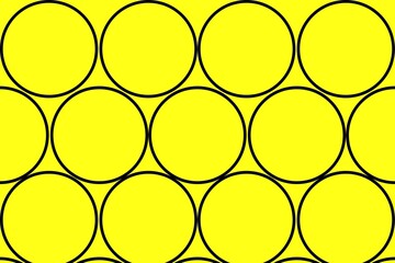 yellow circle abstract or illustration, background ,texture