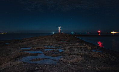 leuchtturm swinem&uuml;nde mittig