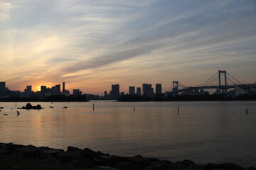 Atardecer en Odaiba