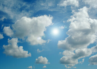 Cloudy sky background