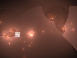 Imaginatory fractal background Image