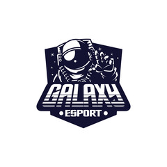 galaxy astronaut esport logo