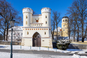  Vlasim gate, castle Vlasim, Central Bohemian region, Czech republic