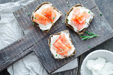 Healthy breakfast on the table