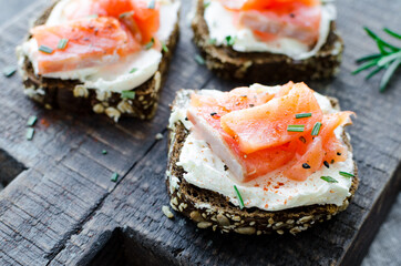 Healthy breakfast on the table