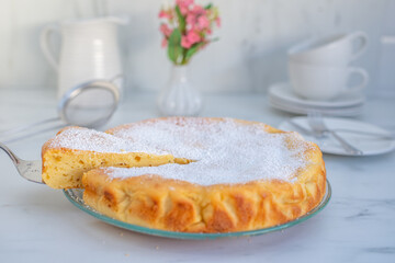 sweet vanilla ricotta cheesecake