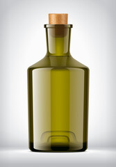 Transparent Color Glass Bottle