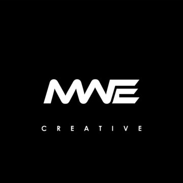 MWE Letter Initial Logo Design Template Vector Illustration