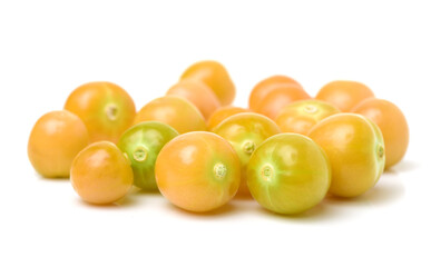 Physalis fruit isolated on white background 