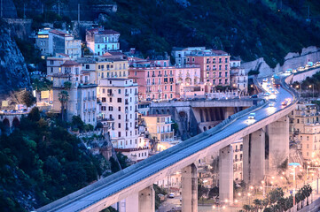 Fototapeta premium City views and landscapes of Salerno