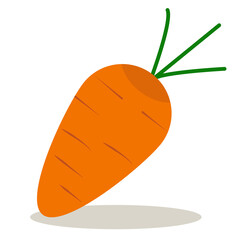 Fresh vegetables Carrots. carotene for health, orange root vegetable icon