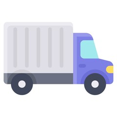 Truck icon, transportation related vector