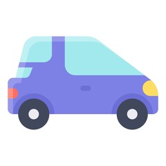 Microcar icon, transportation related vector