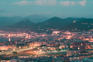 Fototapeta na wymiar City views and landscapes of Salerno
