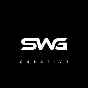 SWG Letter Initial Logo Design Template Vector Illustration